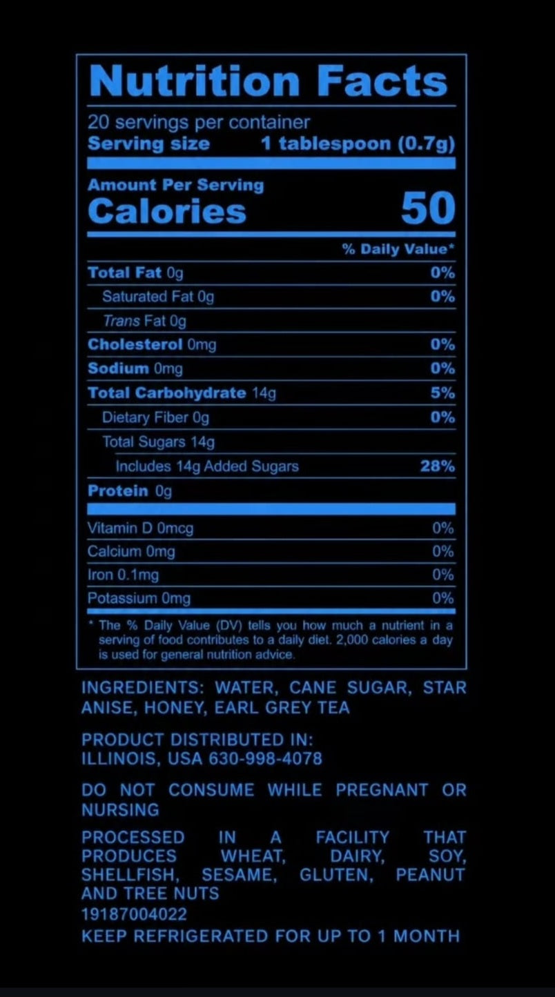 Earl Grey Simple Syrup