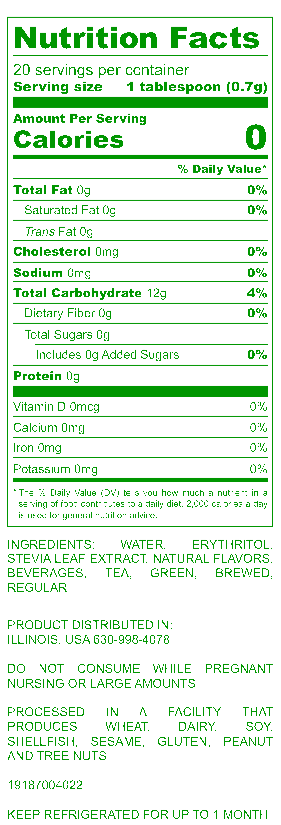 Low Sugar Green Tea & Green Tea Syrup Bundle