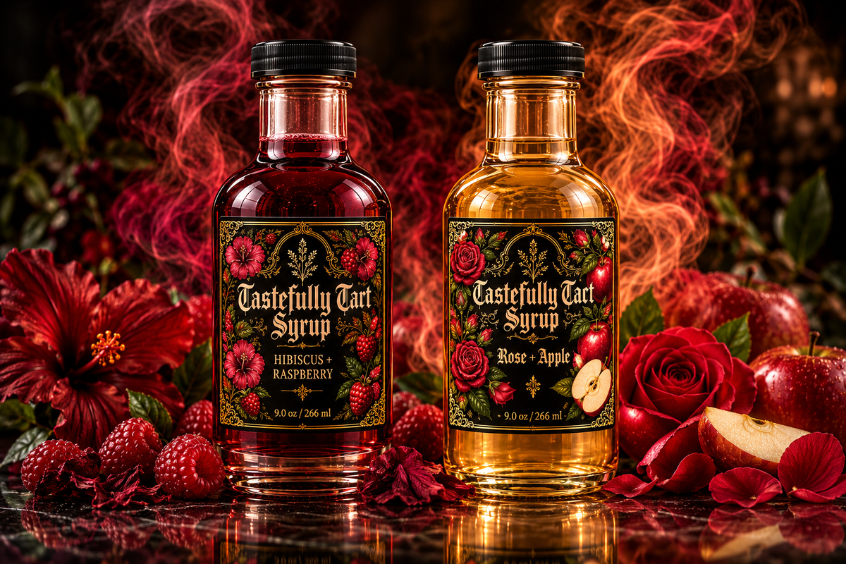 Hibiscus + Raspberry & Rose + Apple Simple Syrup Bundle