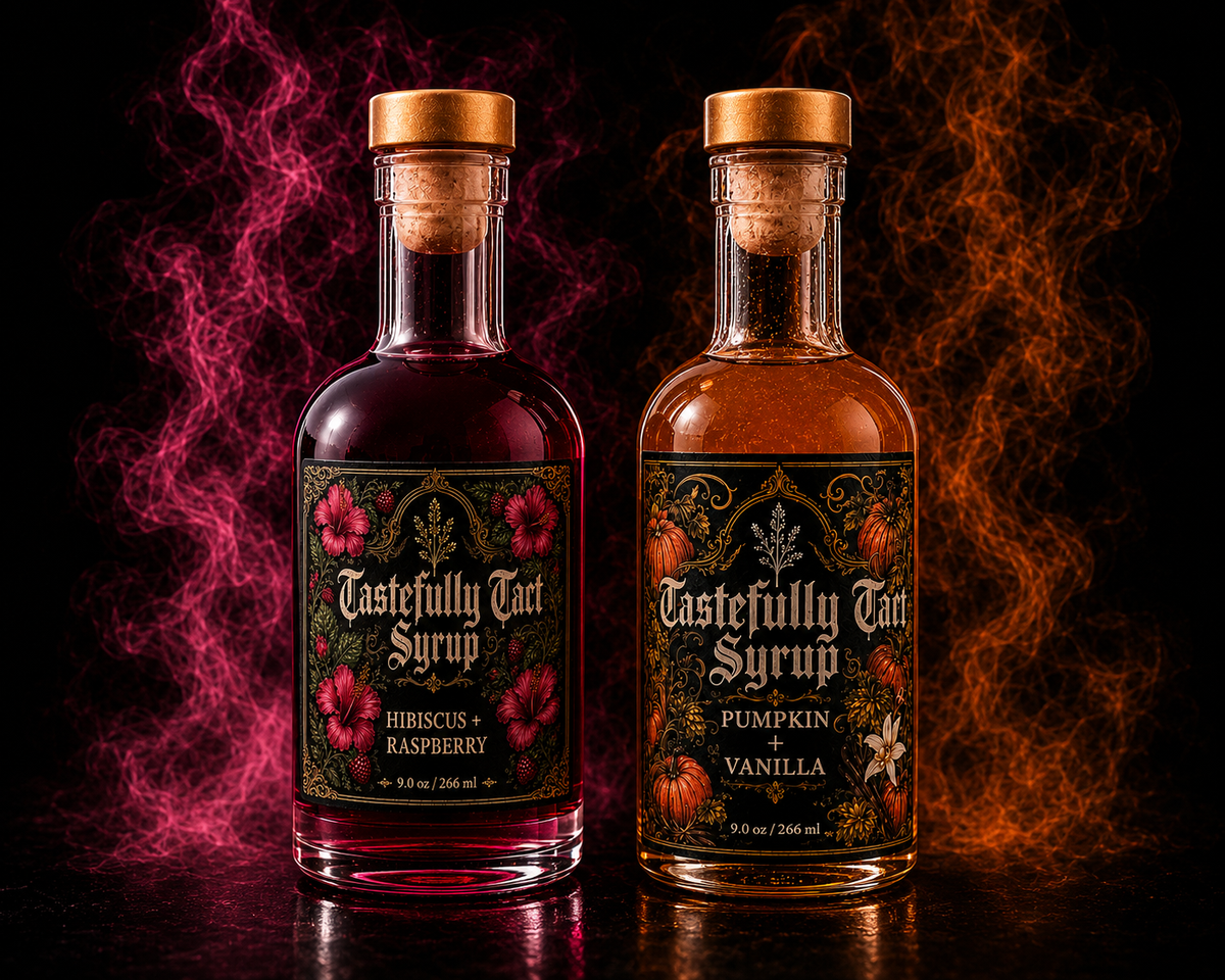 Hibiscus + Raspberry & Pumpkin + Vanilla Simple Syrup Bundle