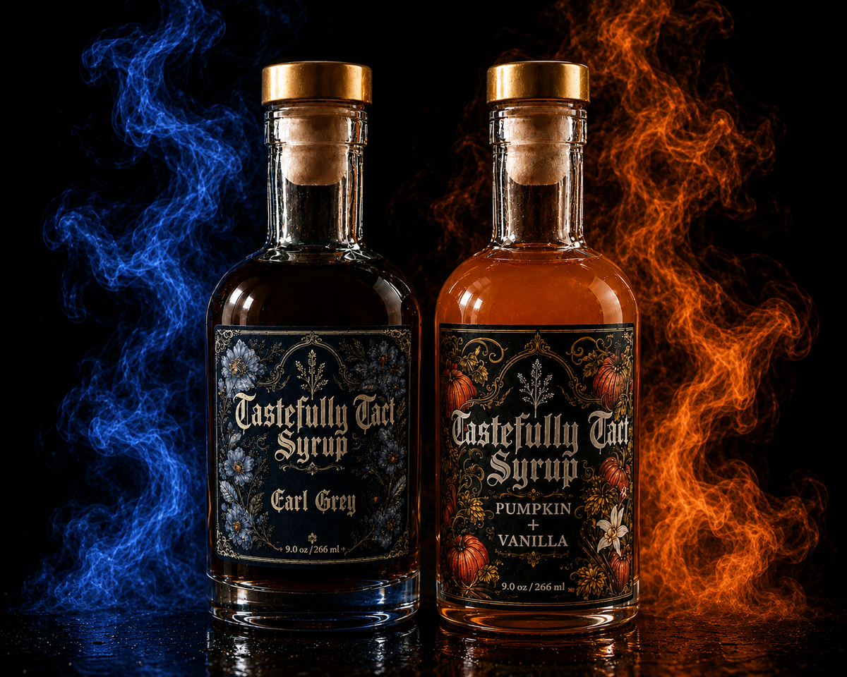 Earl Grey & Pumpkin + Vanilla Simple Syrup Bundle