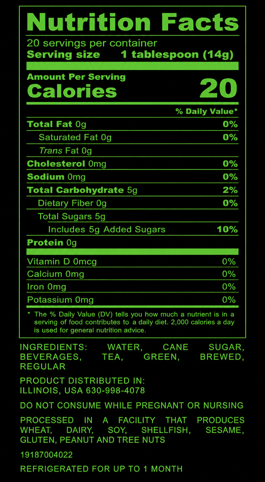 Green Tea Simple Syrup