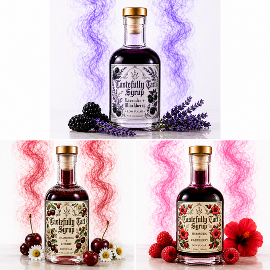 Fruits n Florals Trio Low Sugar Syrup Bundle