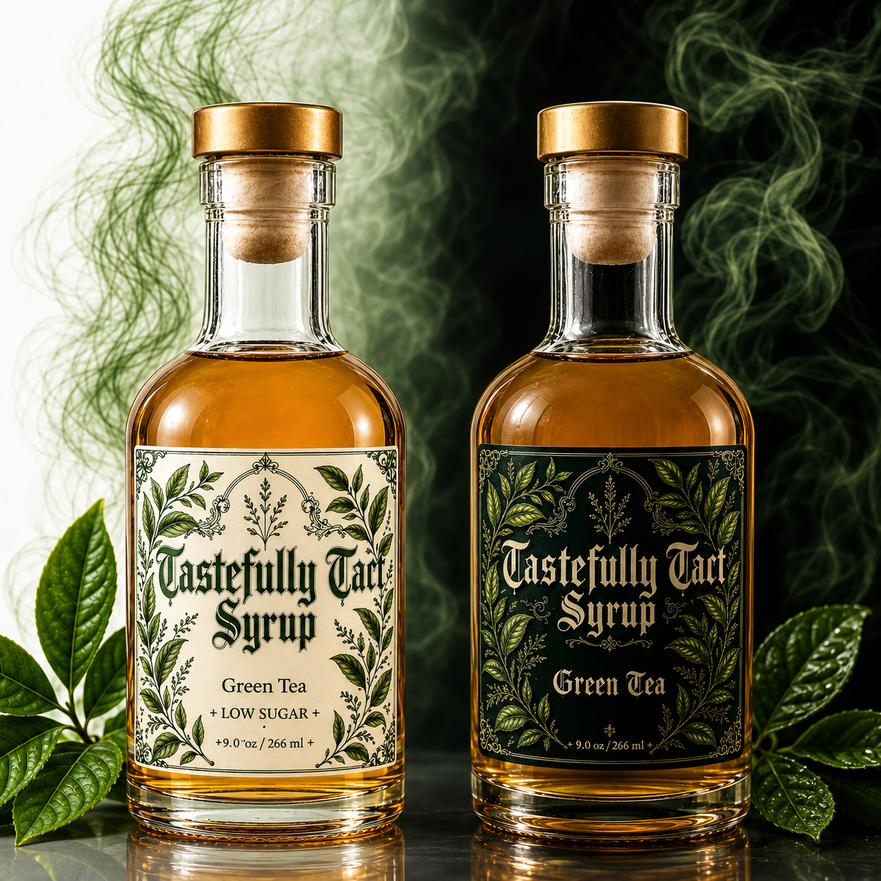 Low Sugar Green Tea & Green Tea Syrup Bundle
