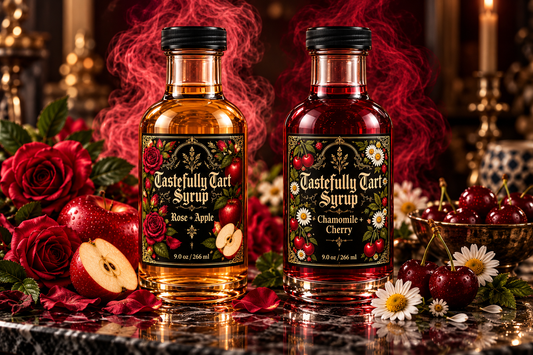 Rose + Apple & Chamomile + Cherry Simple Syrup Bundle