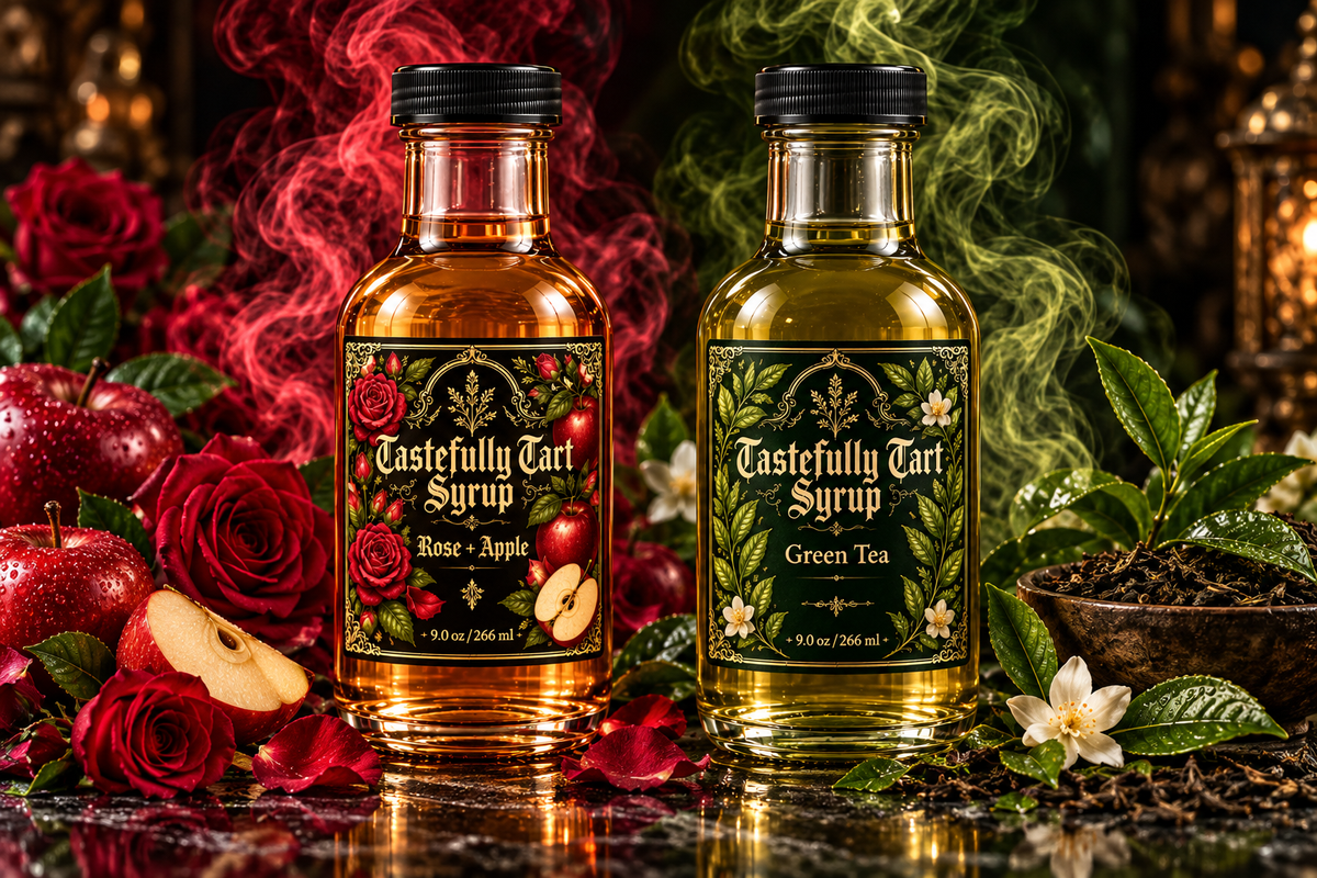 Rose + Apple & Green Tea Simple Syrup Bundle
