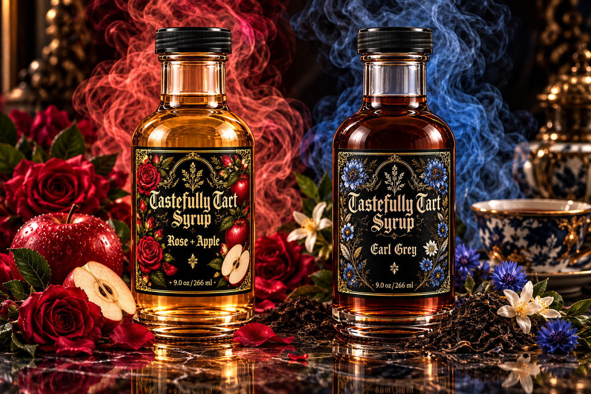 Rose + Apple & Earl Grey Simple Syrup Bundle