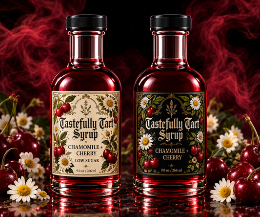 Low Sugar Chamomile + Cherry & Chamomile + Cherry Syrup Bundle