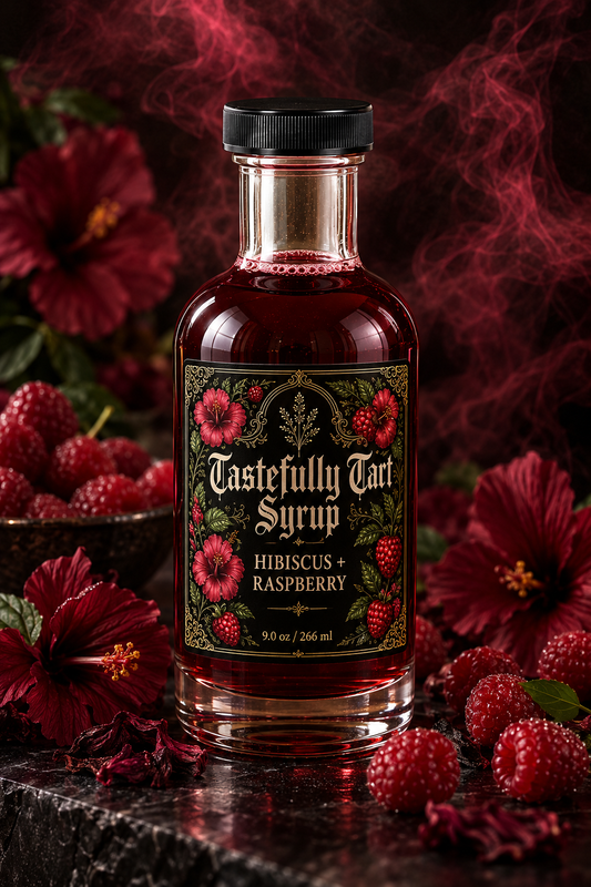 Hibiscus + Raspberry Simple Syrup