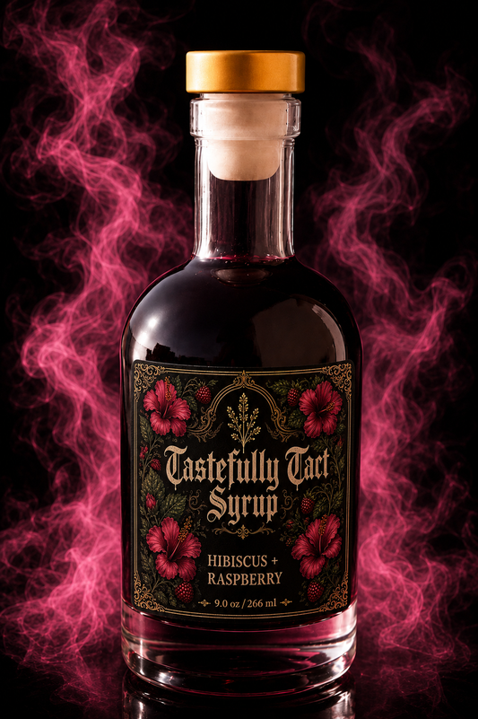Hibiscuis + Raspberry Simple Syrup