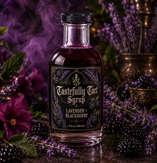 Lavender + Blackberry Simple Syrup