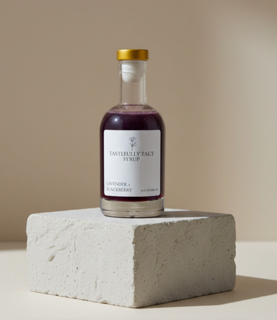 Lavender + Blackberry Simple Syrup