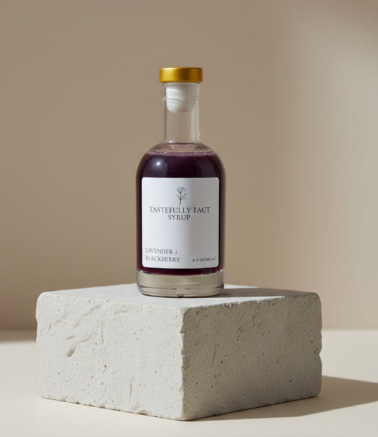 Lavender + Blackberry Simple Syrup