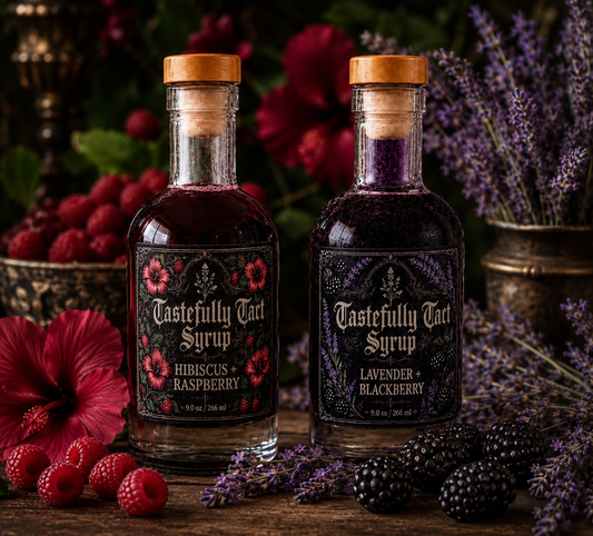 Hibiscus + Raspberry & Lavender + Blackberry Simple Syrup Bundle