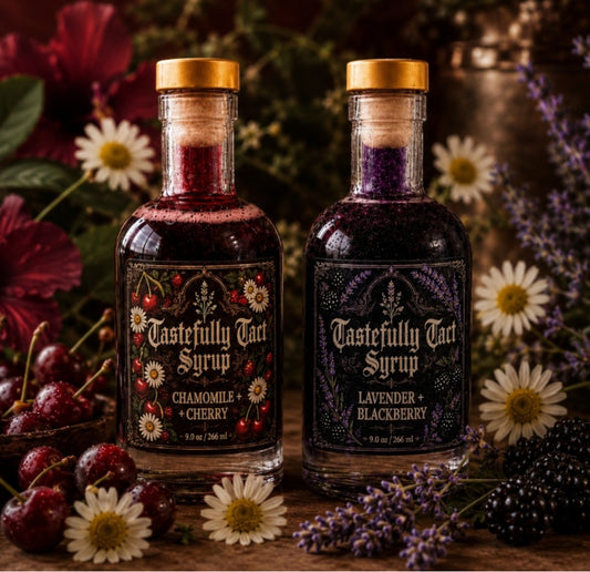 Chamomile + Cherry & Lavender + Blackberry Simple Syrup Bundle