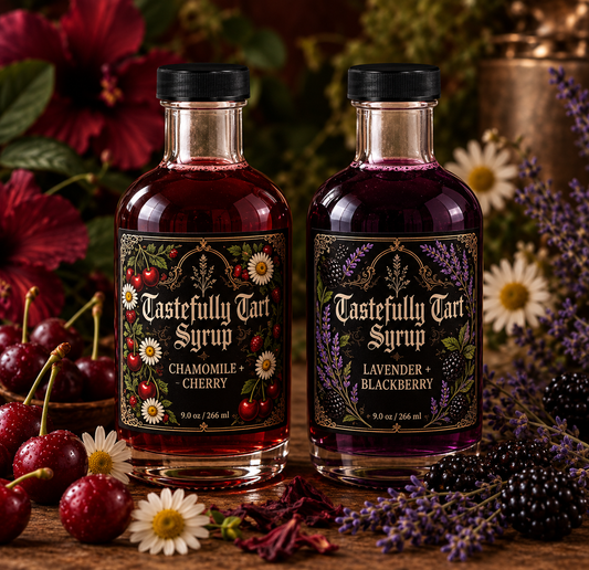 Chamomile + Cherry & Lavender + Blackberry Simple Syrup Bundle