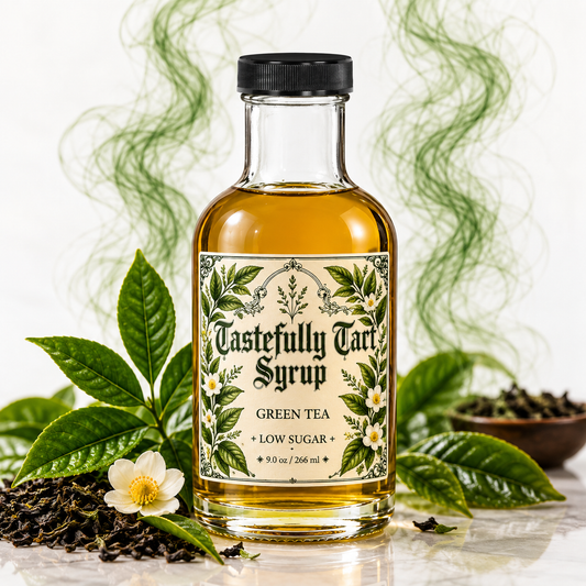 Low Sugar Green Tea Simple Syrup